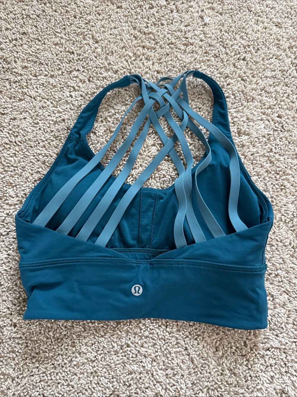 lululemon athletica Teal Multi-Strap Sports Bra